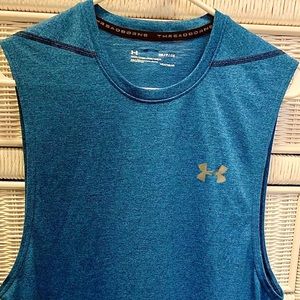 UA HEATGEAR - Cobalt Threadhorne Tank Activewear